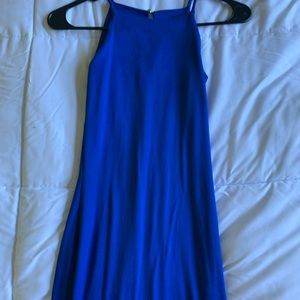 size small, blue form fitting dress
